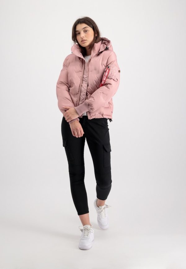 Alpha industries hotsell silver pink